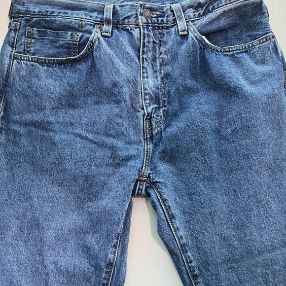 Levis 505 Regular Selvedge Men's Premium Jeans 34x30 - Picture 2 of 7